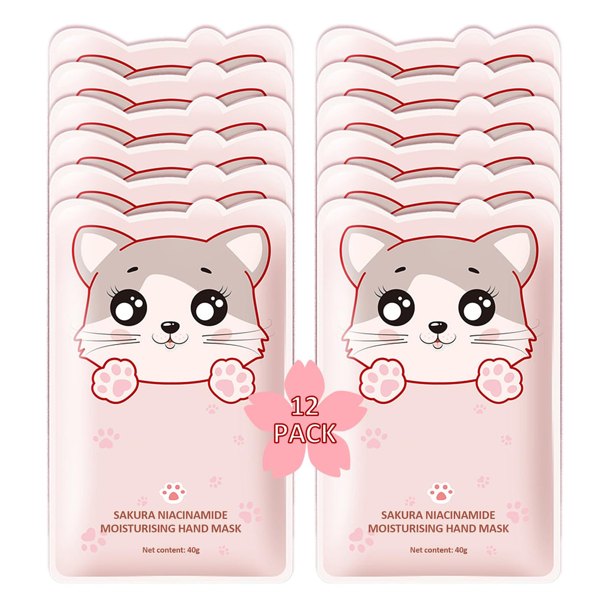 Hand Masks Moisturizing Gloves,6 Pairs Hydrating Hand Peel Masks Gift Set for Dry Cracked Hands Care,Long-lasting and Non-greasy Hand Moisturizer Gloves for Women A