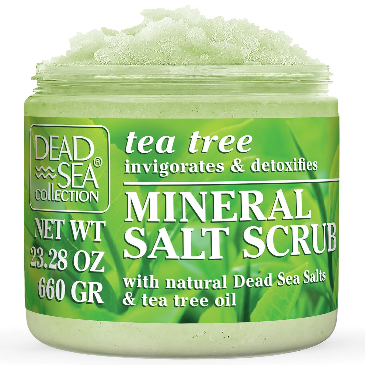 Dead Sea Collection Himalayan Salt Scrub – Exfoliating Body Scrub for Women – Moisturizing and Nourishing Skin – with Pure Oils and Dead Sea Minerals (23.28 Oz)
