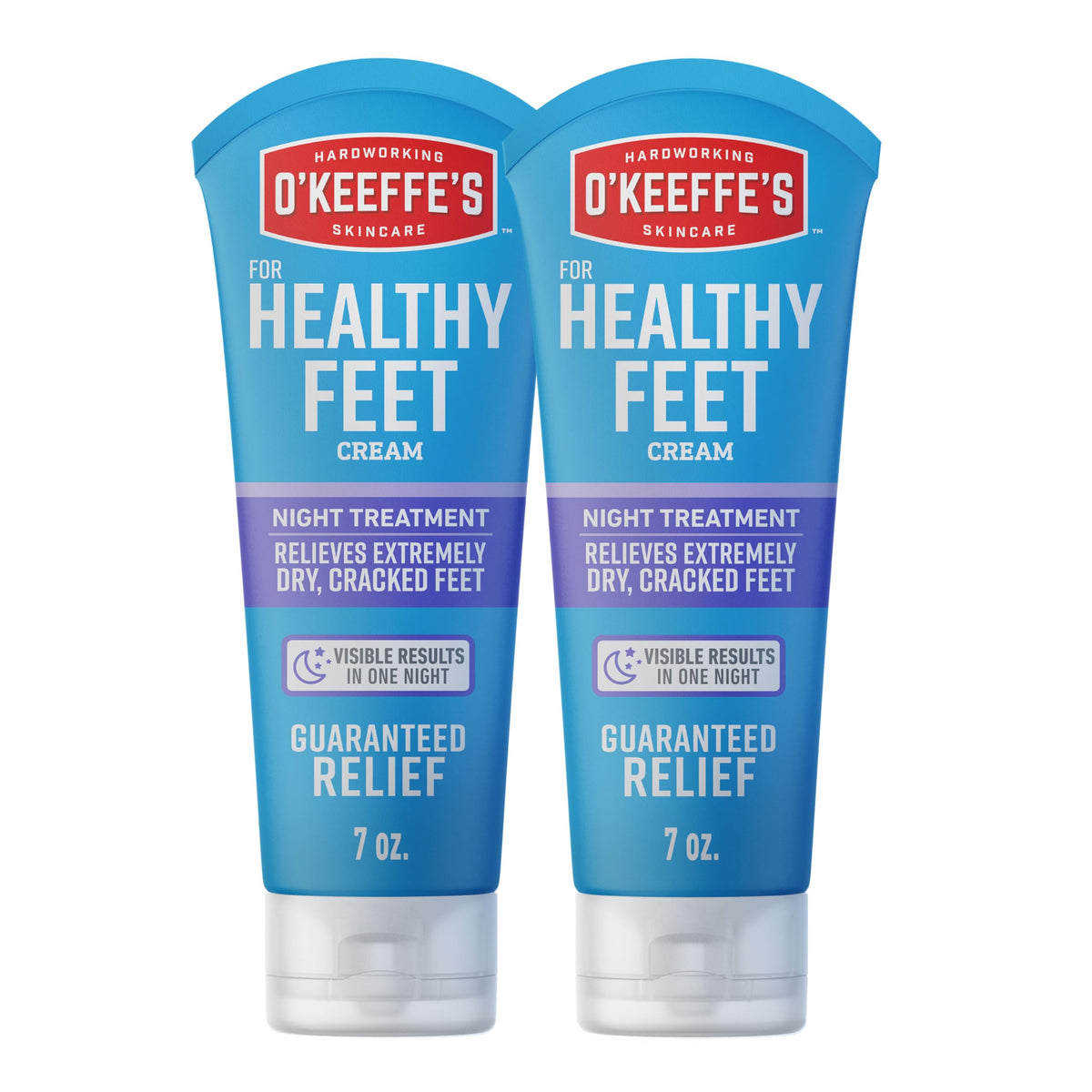 OKeeffes for Healthy Feet Night Treatment Foot Cream, 7 oz Tube