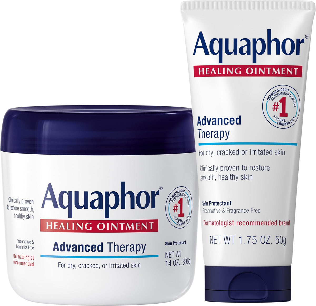 Aquaphor Advanced Therapy Healing Ointment Skin Protectant, 14 OZ