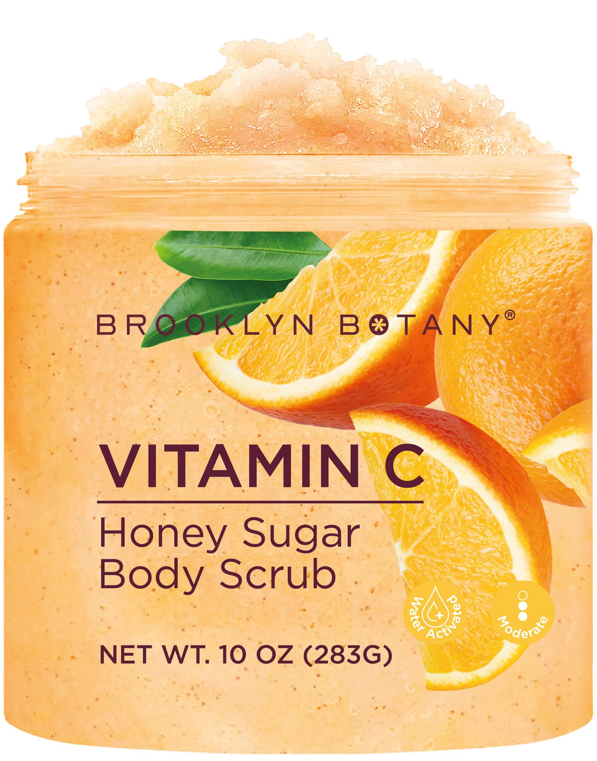 Brooklyn Botany Peach Bellini Honey Sugar Scrub - 10 oz