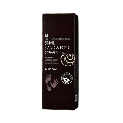 MIZON Hand Cream for Dry Cracked Hands, Moisturizing and Soothing Hand Cream with Snail Ingredients for Dry Skin, Dry Hands, Elbows and Heel Soothing, Cracked Skin Repair 100ml 3.38 fl oz