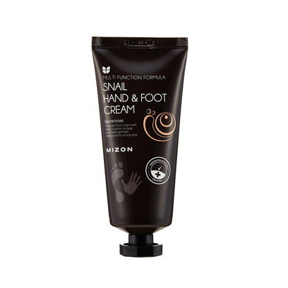 MIZON Hand Cream for Dry Cracked Hands, Moisturizing and Soothing Hand Cream with Snail Ingredients for Dry Skin, Dry Hands, Elbows and Heel Soothing, Cracked Skin Repair 100ml 3.38 fl oz