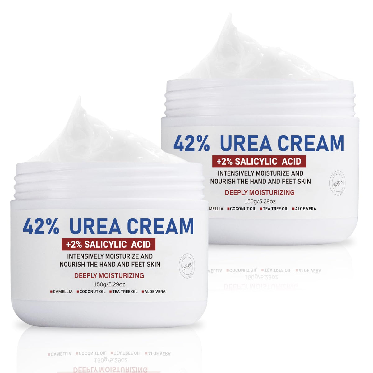 OUKEYA Urea Cream 42% to Soften & Smooth Dry, Cracked, Rough Skin