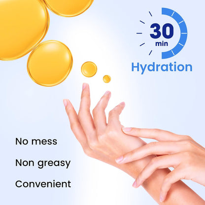 Hand Mask Gloves for Dry Cracked Hands with Coconut and Shea Butter