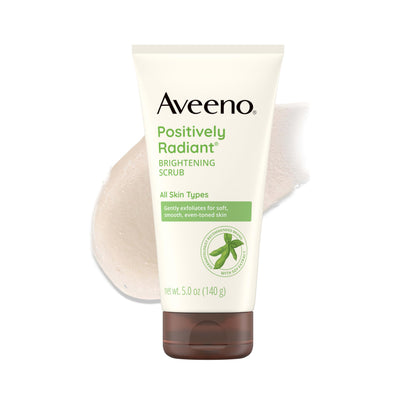 Aveeno Positively Radiant Skin Brightening Daily Face Wash Scrub, 5 oz