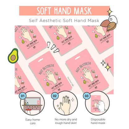 G9SKIN Korean Soft Hand Mask Gloves for Dry Rough Skin, 5Pairs