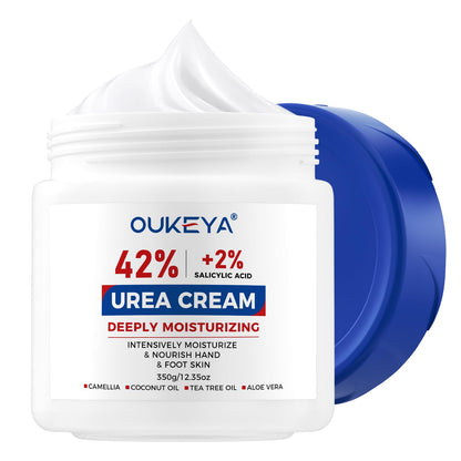 OUKEYA Urea Cream 42% to Soften & Smooth Dry, Cracked, Rough Skin