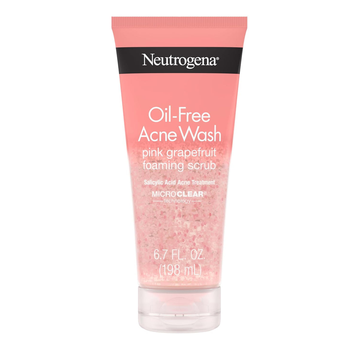 Neutrogena Oil Free Pink Grapefruit Acne Face Scrub, 6.7 oz