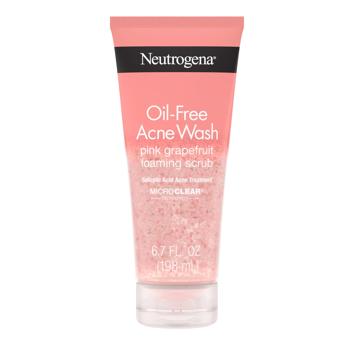 Neutrogena Oil Free Pink Grapefruit Acne Face Scrub, 6.7 oz