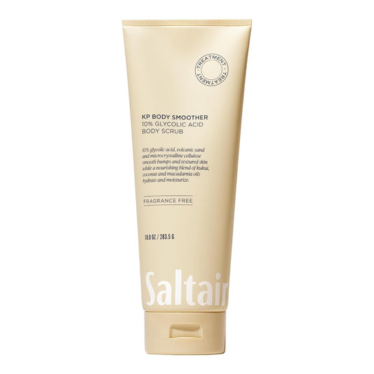 Saltair KP Body Scrub | 10% Glycolic Acid Bump Eraser Exfoliator | 10 oz