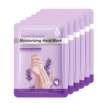 30 Pairs of Hand Masks Moisturizing Glove, Hydrating Hand Masks for Dry Peeling Hands, Exfoliating Collagen Gloves for Smooth Hands (Lavender)