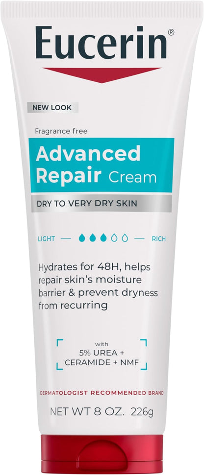 Eucerin Advanced Repair Body Cream, Urea Enriched, 8 OZ