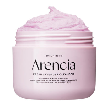 Arencia Korean Rice Mochi Face Cleanser - Face Wash, Gentle Scrub All in One for Deep Cleansing, Moisturizing, Pore Minimizing with Rice Water & Green Tea (4.23oz)