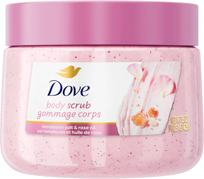 Dove Scrub Macadamia Rice Milk Body Scrub Exfoliates and Deeply 15 oz