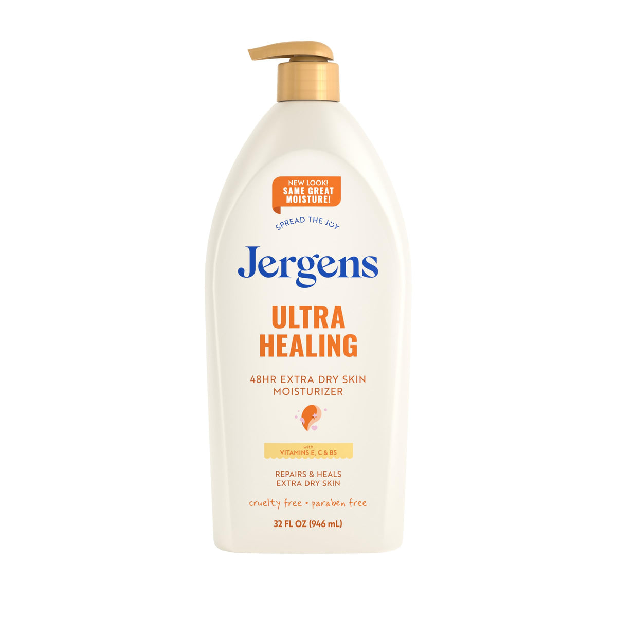 Jergens Ultra Healing Body Lotion, Moisturizer for Dry Skin, 1 fl oz, 24 pk