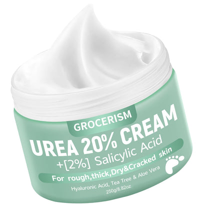 Grocerism Urea Cream 40% for Feet Maximum Strength Hand & Foot Cream 5.29oz
