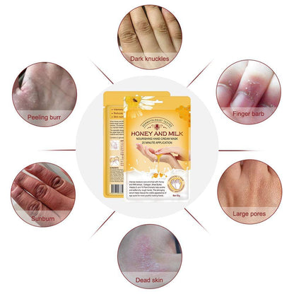 ZIXAOK 5 Pairs Hand Mask Gloves, Hand Moisturizing & Repairing Treatment