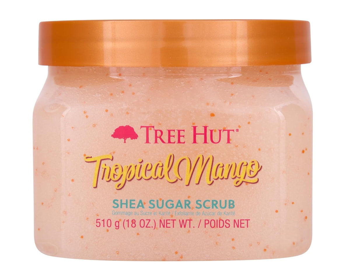 Tree Hut Body Scrub for Women, Pink Hibiscus, 18 Oz