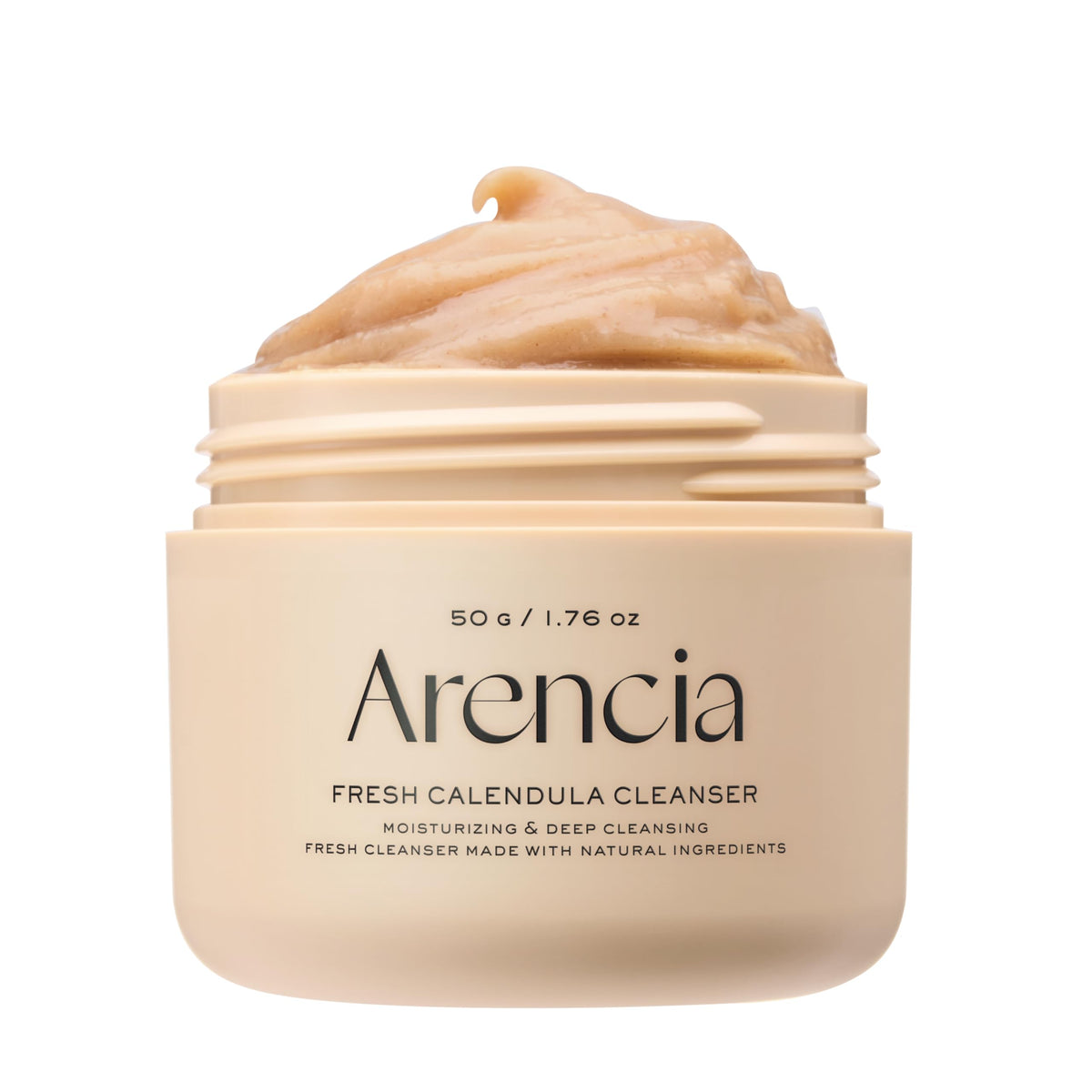 Arencia Korean Rice Mochi Face Cleanser - Face Wash, Gentle Scrub All in One for Deep Cleansing, Moisturizing, Pore Minimizing with Rice Water & Green Tea (4.23oz)