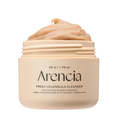 Arencia Korean Rice Mochi Face Cleanser - Face Wash, Gentle Scrub All in One for Deep Cleansing, Moisturizing, Pore Minimizing with Rice Water & Green Tea (4.23oz)
