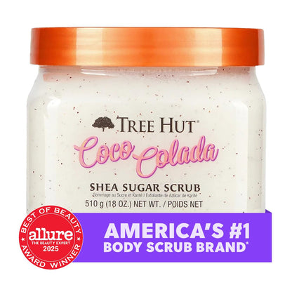 Tree Hut Body Scrub, Coco Colada, 18 Oz