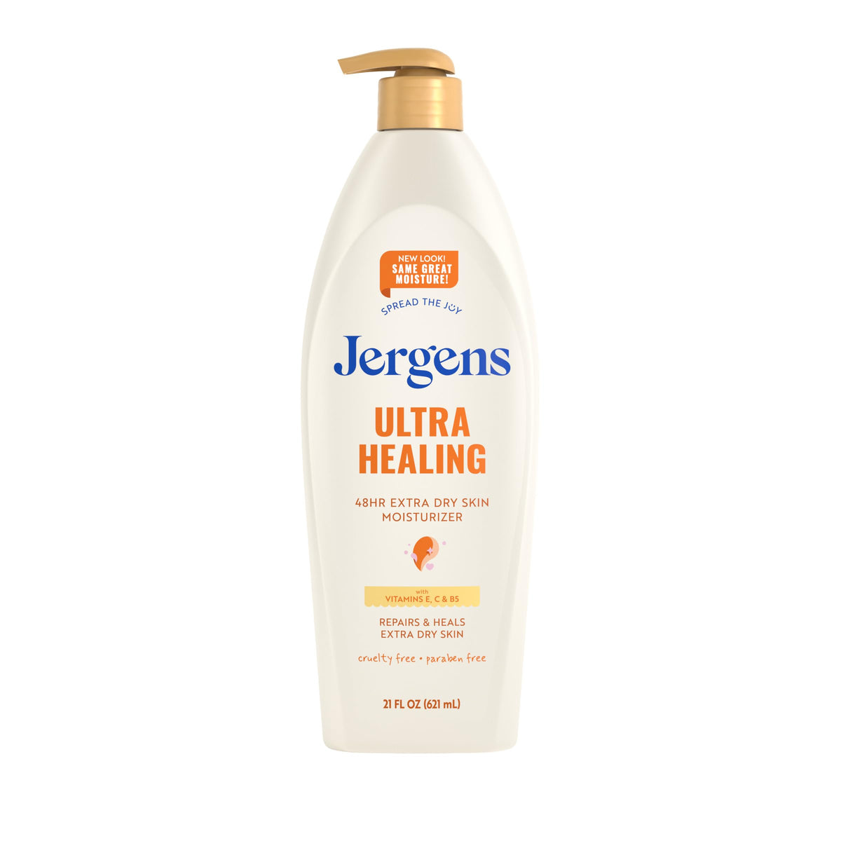 Jergens Ultra Healing Body Lotion, Moisturizer for Dry Skin, 1 fl oz, 24 pk