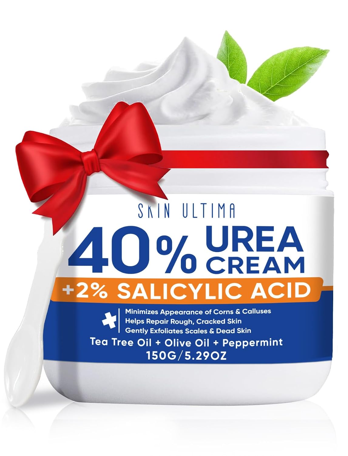 Urea Cream 40 Percent Plus 2% Salicylic Acid for Feet Maximum Strength