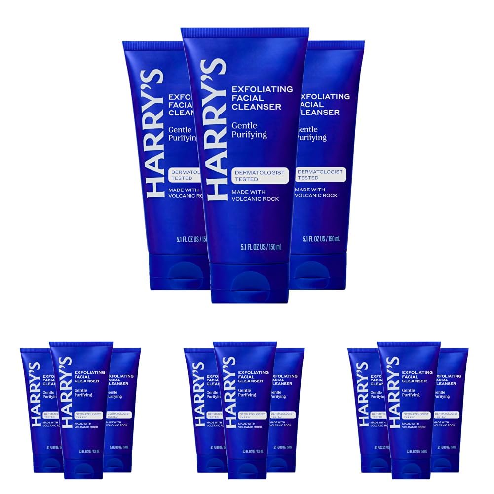 Harry's Exfoliating Face Wash for Men - 5.1 fl oz (3 Pack)