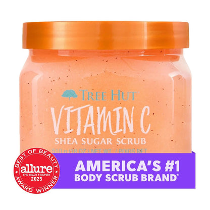 Tree Hut Body Scrub, Vitamin C, 18 Oz