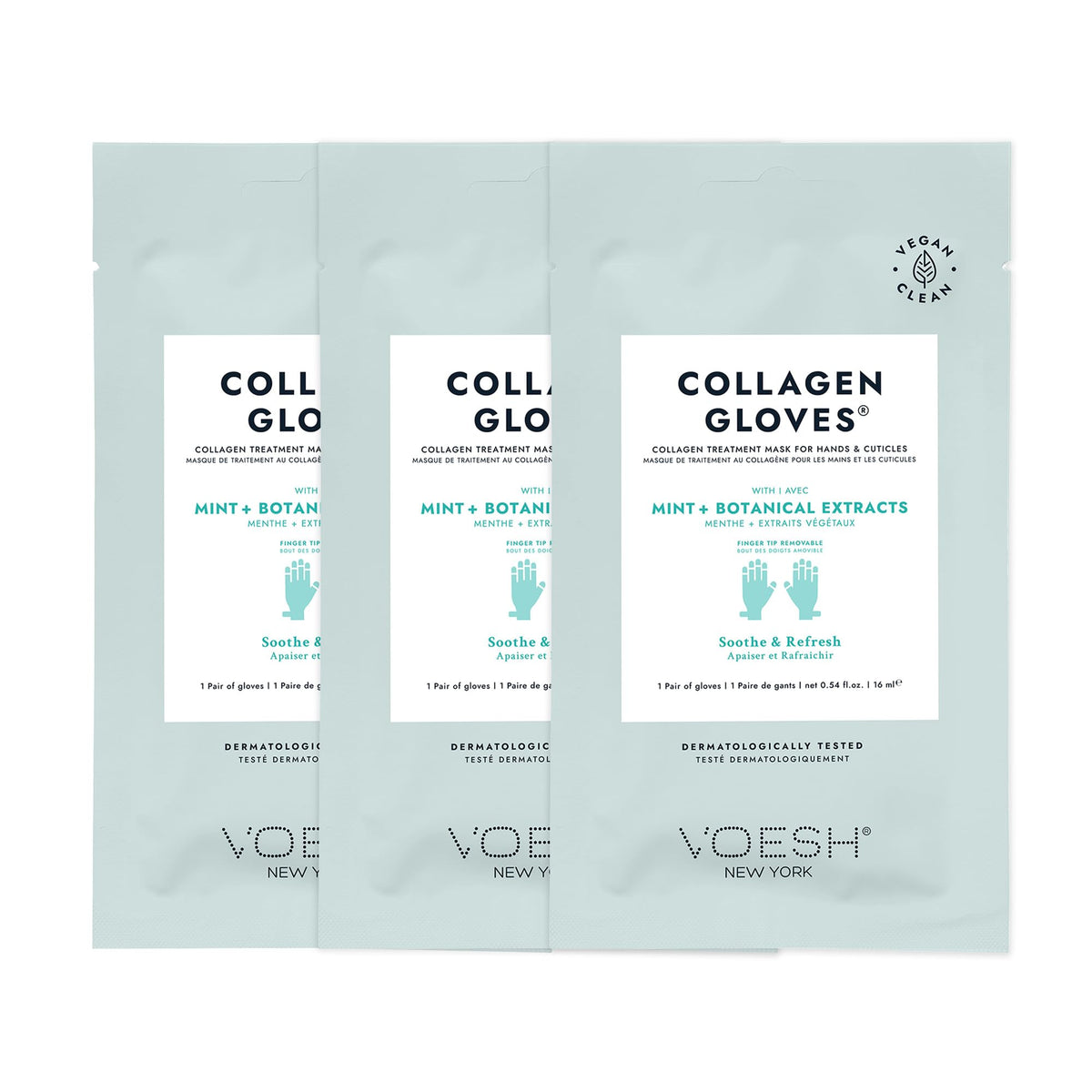 VOESH Collagen Gloves, Vegan Hand Masks, Moisturizing Hand Mask, Lotion Gloves, Hydrating Gloves, Hand Care, Spa Manicure Gloves, Dry Hand Treatment
