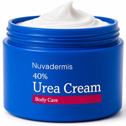 NUVADERMIS Urea Cream 40 Percent for Feet Maximum Strength, 5.3 oz
