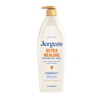 Jergens Ultra Healing Body Lotion, Moisturizer for Dry Skin, 1 fl oz, 24 pk