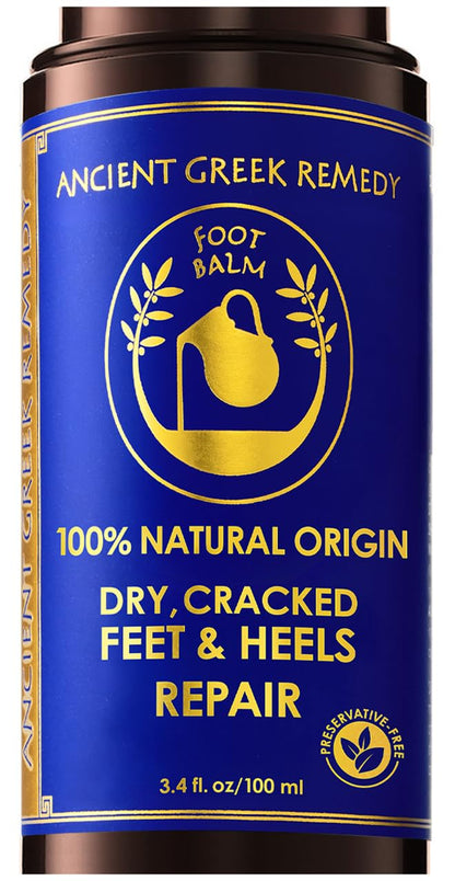Dry Cracked Heel Repair Balm, Organic Foot Cream for Dry Feet & Callus
