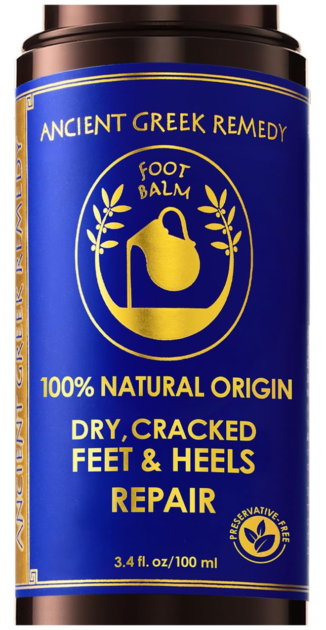 Dry Cracked Heel Repair Balm, Organic Foot Cream for Dry Feet & Callus