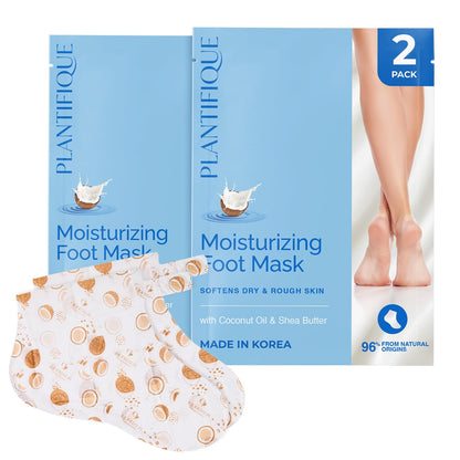 PLANTIFIQUE Korean Hand Mask Moisturizing Gloves, 8 Pairs & Box