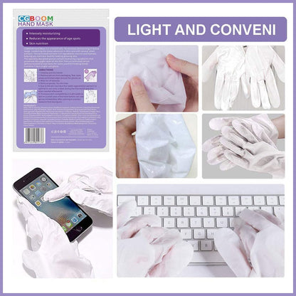 3 Pcs Moisturizing Hand Masks,Relieve and Soften Dry,Overworked,Aging Skin