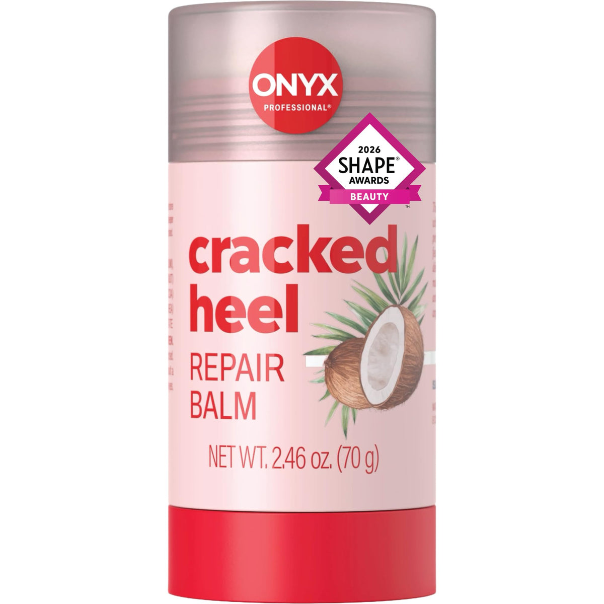 Onyx Professional Cracked Heel Treatment, Repairs Dry Heels, Coconut, 1 pk