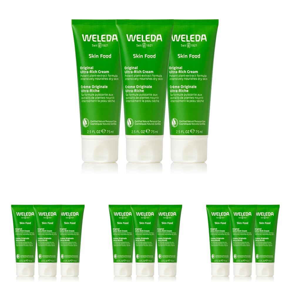 Weleda Skin Food Original Ultra-Rich Body Cream 2.5 Fluid Ounce, Plant Rich Hydrating Moisturizer with Pansy, Chamomile and Calendula