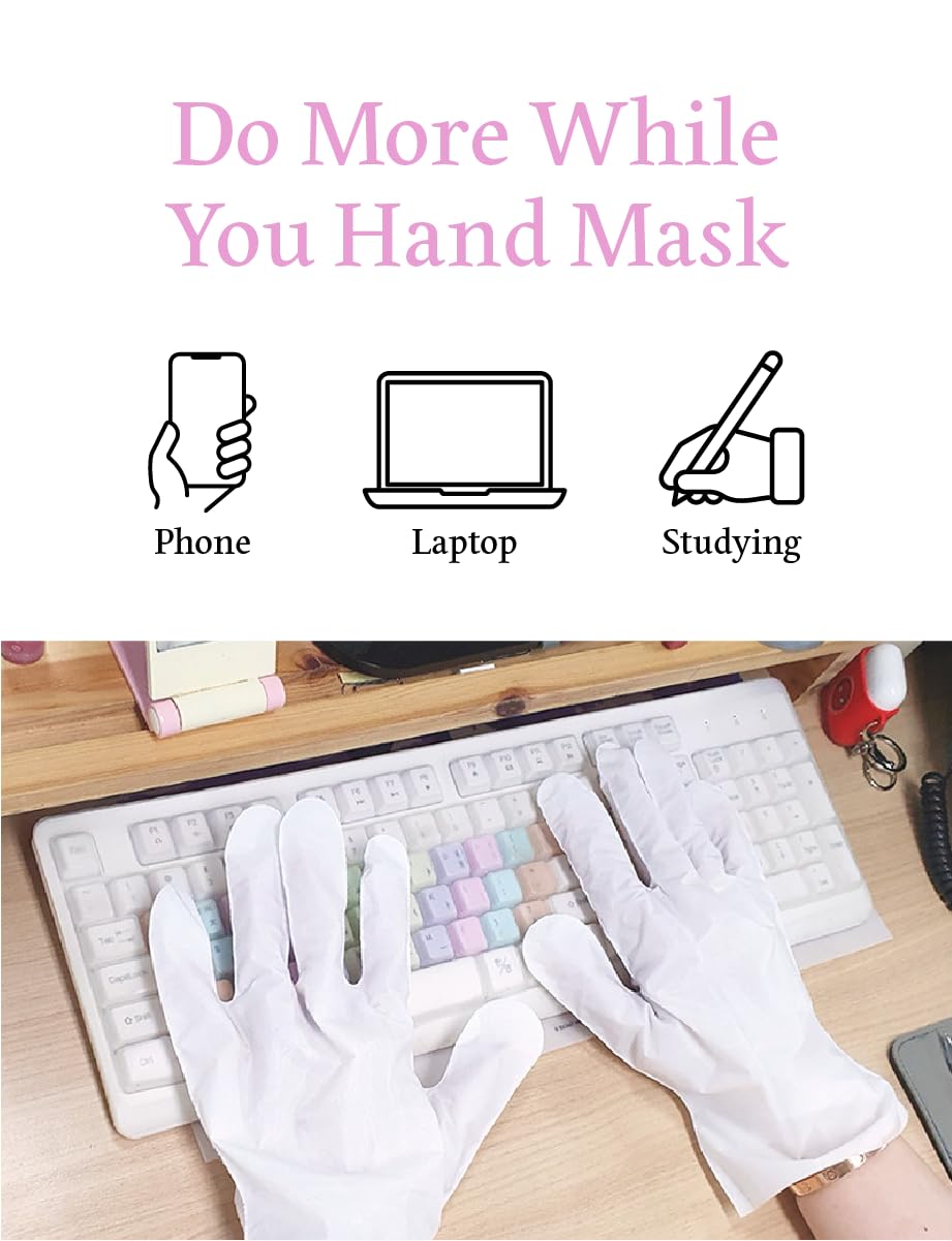 ChokChok Hydrating Hand Mask Gloves, 10 Pairs – Deep Moisture Repair Pack for Dry, Cracked Hands – Soothing & Nourishing Care