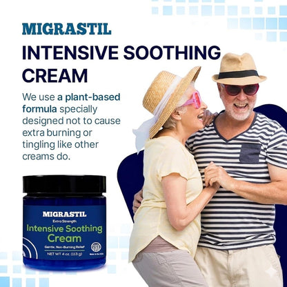 Migrastil Extra Strength Neuropathy Cream for Feet, Legs, & Hands. 4oz. USA