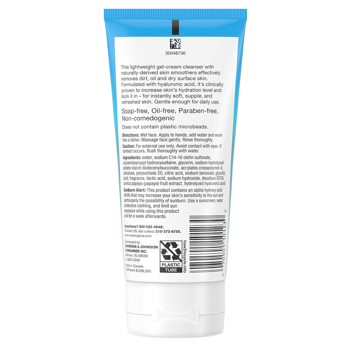 Neutrogena Hydro Boost Exfoliating Facial Cleanser Scrub, 5 oz, 3 Pack