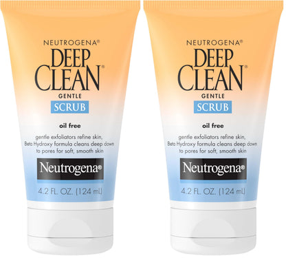 Neutrogena Deep Clean Gentle Daily Facial Scrub, 4.2 fl. Oz