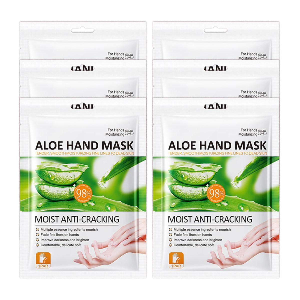 Hand Masks Moisturizing Gloves,12 Pairs Hydrating Hand Peel Masks Gift Set for Dry Cracked Hands Care,Long-lasting and Non-greasy Hand Moisturizer Gloves for Women