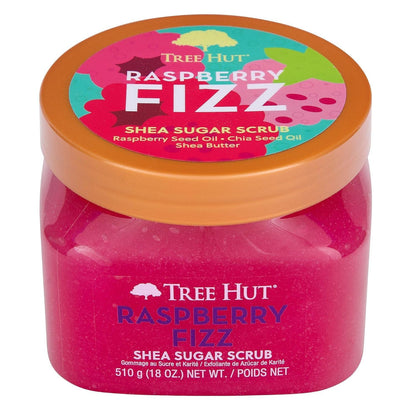 Tree Hut Body Scrub, Raspberry Fizz, 18 Oz