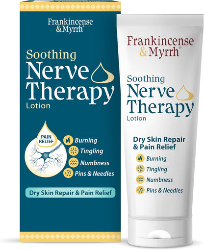 FRANKINCENSE & MYRRH Nerve Therapy Lotion,Diabetic Hands & Feet Relief, 3oz
