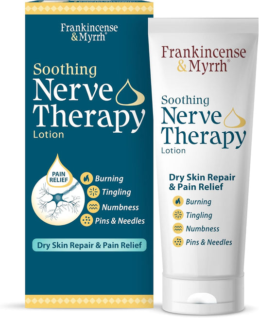 FRANKINCENSE & MYRRH Nerve Therapy Lotion,Diabetic Hands & Feet Relief, 3oz