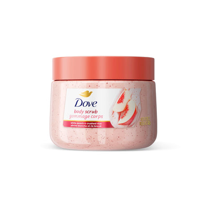 Dove Brown Sugar and Coconut Butter Body Scrub Exfoliates and Deeply 15 oz