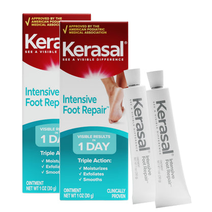 Kerasal Intensive Foot Repair Ointment, Smooth Rough Feet, 1 oz