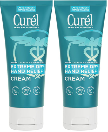 Curel Hand Cream for Dry to Extremely Dry Hands and Skin, 3 fl oz, 3 Pack